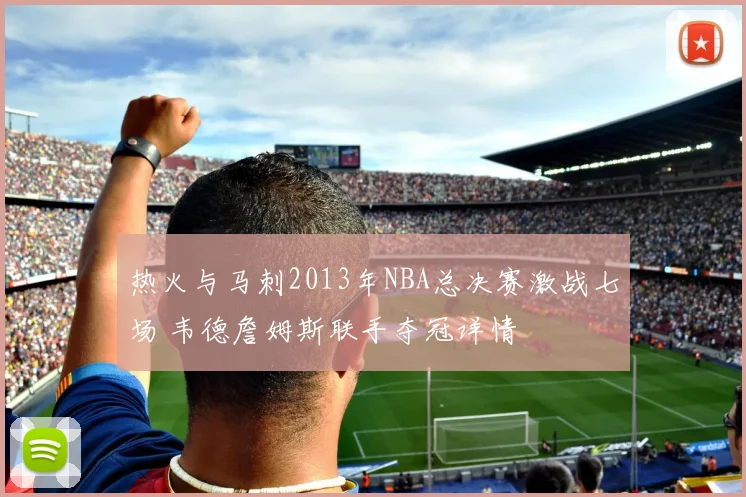 热火与马刺2013年NBA总决赛激战七场 韦德詹姆斯联手夺冠详情